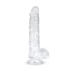 Afbeelding van Jelly Dildo met Ballen - 13,5 cm