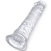 King Cock Clear Realistic Penis 19.7cm Transparent