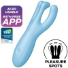Satisfyer Threesome 4 Vibrator App Blue