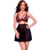 Chilirose CR 4869 Babydoll Black/Red XL