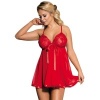 Subblime Red Babydoll With Bow S/M