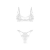 Afbeelding van Obsessive - Luise Sublim 2-delige Open Set - Wit