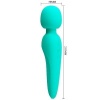 Pretty Love — Meredith Massager 12 Vibration Modes Aqua Green