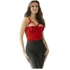 Subblime Teddy with Garter Strap Detail Red S/M