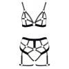 Afbeelding van Cottelli LINGERIE – Ouvert Set Bh & Slip – Zwart