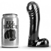 All Black Dildo Black 15 CM