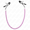 KINK Chain Nipple Clamps Purple 30cm