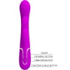 Pretty Love Shania Triple Rabbit Vibrator Pink