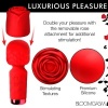Afbeelding van BLOOMGASM - Pleasure Rose Mini Wand Vibrator - Rood