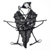 Subblime Lace Body Police Costume Black S/M