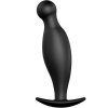 Silicone Anal Plug 11.7 Cm Black