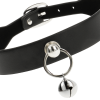Coquette Chic Desire Vegan Leather Hoop Necklace