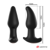 Anbiguo WatchMe Remote Anal Plug Rotating Pearls