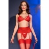 4895 5 PIECE Set Red L