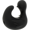 Black&Silver Ducky Mania Rechargeable Finger Vibrator