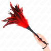 Kink Red Maids Horn Tickle Feathers 36 Cm