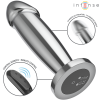 Intense Metal Dildo Anal Plug 10 Vibrations M Remote