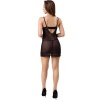 Livco Corsetti Fashion Tiana Chemise + Thong Black S/M