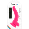Diversia Flexible Vibrating Dildo Pink 21.5 CM