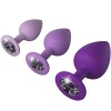 Fantasy for Her Violet Anal Plug Set 3