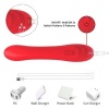 Armony Vibrator Oscillating Tongue Red