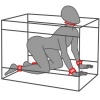 Secret Dome Kink Club La Niche Cabin Black Red