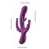 Afbeelding van HoneyPlayBox - Trilux Kinky Vinger Rabbit Vibrator - Paars