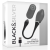 Black & Silver Jenell Rechargeable Vibrating Egg