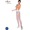 Passion Open Tights 006 White 1/2 30 DEN