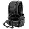 Darkness Black Leather Ankle Restraints
