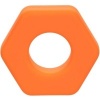 CalExotics Alpha Prolong Sexagon Ring Orange