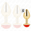 Kink Gold Rose Red Anal Plug Small
