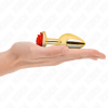 Kink Gold Rose Red Anal Plug Medium