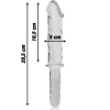 Nebula Series Model 24 Clear Glass Dildo 28.5cm