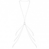 Bijoux Magnifique Metal Chains Body Figure Eight Silver