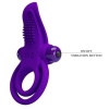 Pretty Love Purple Vibrating Penis Ring