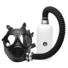 Afbeelding van XR Brands - Inhaler Gas Masker Met Fles - Zwart & Wit