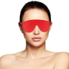 DARKNESS High Quality PVC Eye Mask Red