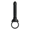 Pretty Love Merritt Anal Vibrator Ring Black
