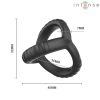 Intense John Adjustable Triple Penis Ring Model 4