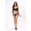 Livco Corsetti Nerina Bra & Thong Black S/M