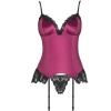 Livco Corsetti Agrafena CF 90436 Corset Set Burgundy S/M