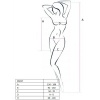 Passion Woman Bs027 Black Dress Style Bodystocking One Size