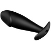 Silicone Anal Plug Penis Form And 12 Vibration Modes Black