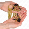 KINK - 4 Nipple And Clit Clamps Adjustable Gold