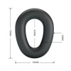 CRAZY BULL - Vesper Super Soft Silicone Cock Ring Black