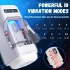 Game Cup Thrusting Vibration Masturbator with Heating