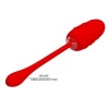 Pretty Love — Vibrating Egg With Red Rechargeable Marine Texture