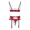 Afbeelding van Christine - Bra-set 3 pc Gush - Red