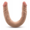 Afbeelding van Dr. Skin – Plus 35,5 cm Buigzame Dubbele Dildo – Beige